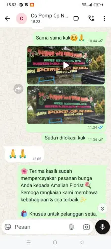 Testimonial Papan Bunga banyuasin