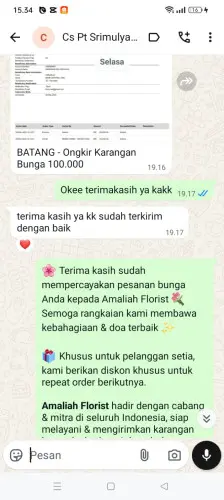 Testimonial Papan Bunga banyuasin